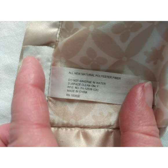 Petit Tresor of Beverly Hills Cream Coloured Bunny Security Blanket/Lovey - Picture 7 of 7